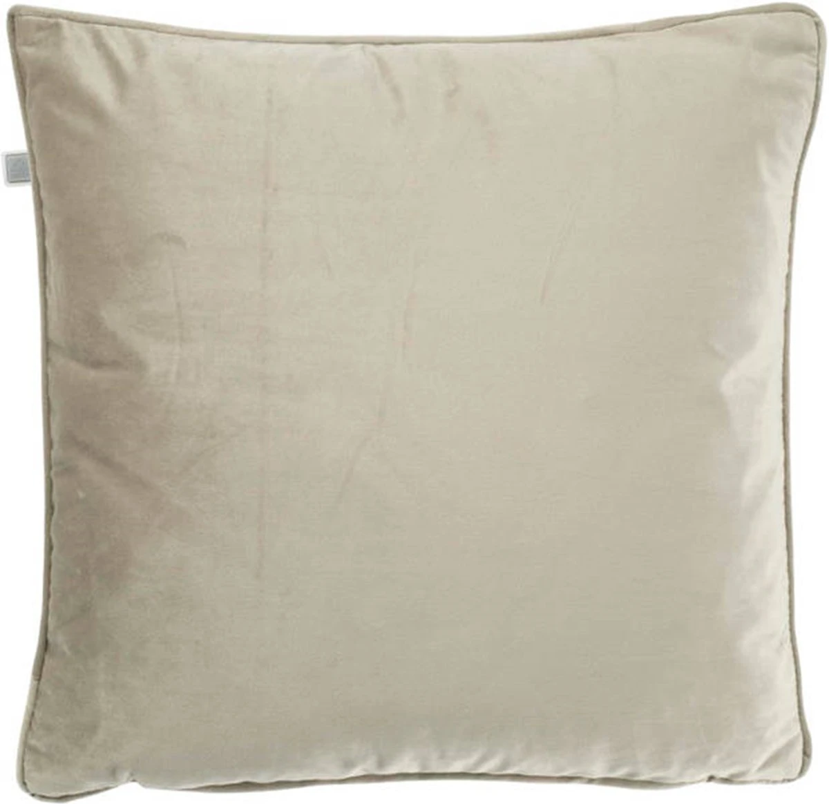 FINN - Sierkussen Velvet 45x45 Cm - Pumice Stone - Beige - Inclusief Binnenvulling 10 FINN - Sierkussen Velvet 45x45 Cm - Pumice Stone - Beige - Inclusief Binnenvulling - Afbeelding 8