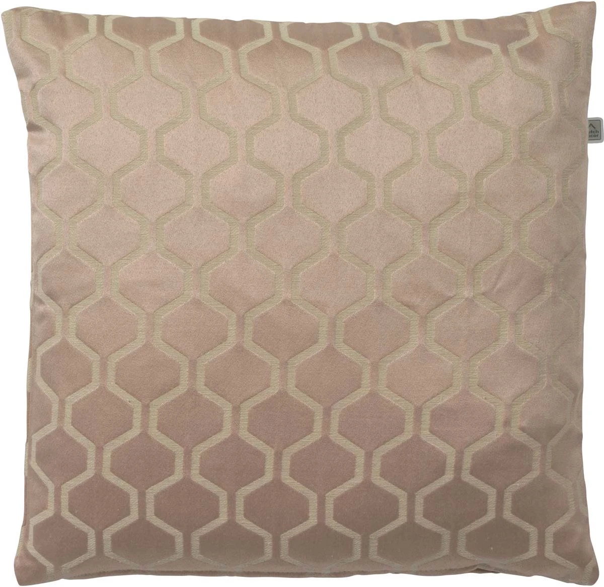 REINDERS - Kussenhoes Nude 45x45 Cm - Roze - Met Rits 3 REINDERS - Kussenhoes Nude 45x45 Cm - Roze - Met Rits