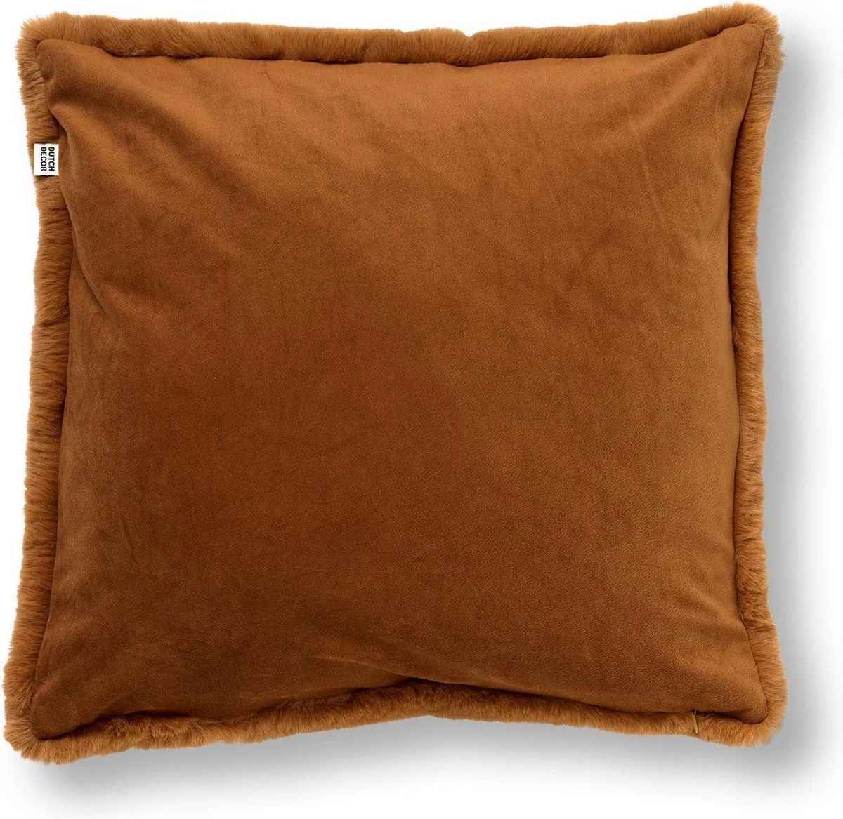 ZAYA - Sierkussen Unikleur 45x45 Cm - Tobacco Brown - Bruin - Superzacht - Inclusief Binnenkussen 8 ZAYA - Sierkussen Unikleur 45x45 Cm - Tobacco Brown - Bruin - Superzacht - Inclusief Binnenkussen - Afbeelding 6