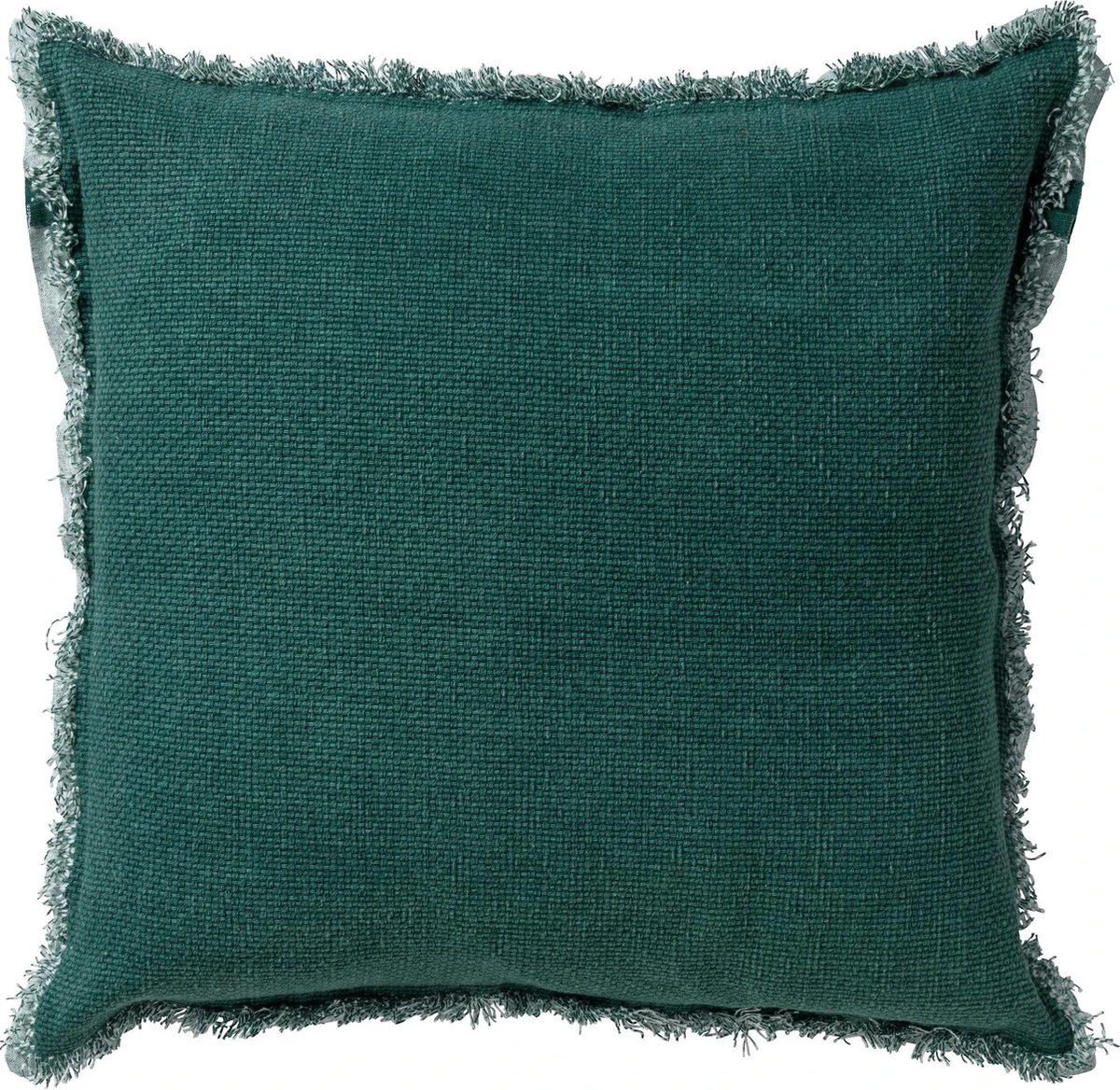 BURTO - Sierkussen Van Gewassen Katoen Sagebrush Green 60x60 Cm - Groen - Inclusief Binnenkussen 3 BURTO - Sierkussen Van Gewassen Katoen Sagebrush Green 60x60 Cm - Groen - Inclusief Binnenkussen