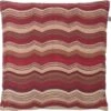 LUUK - Kussenhoes 45x45 Cm - Bordeaux - Rood - Roze - Streepjes - Retro - Met Rits -Dutch Decor 1200x1171 4
