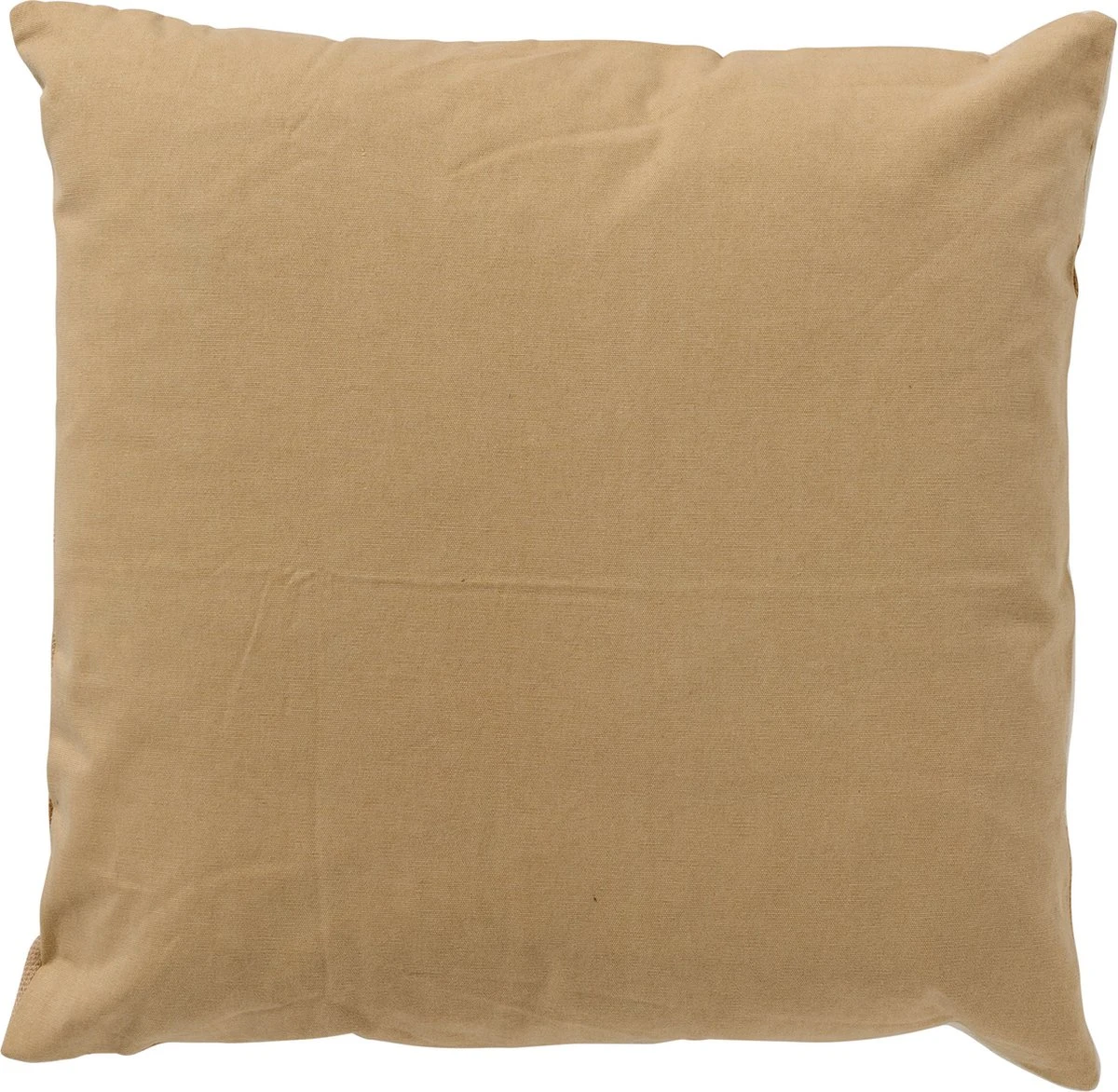 DANNY - Sierkussen Semolina 45x45 Cm - Beige - Inclusief Binnenvulling 4 DANNY - Sierkussen Semolina 45x45 Cm - Beige - Inclusief Binnenvulling - Afbeelding 2