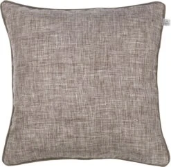 ALRIK - Kussenhoes Taupe 45x45 Cm - Exclusief Binnenkussen