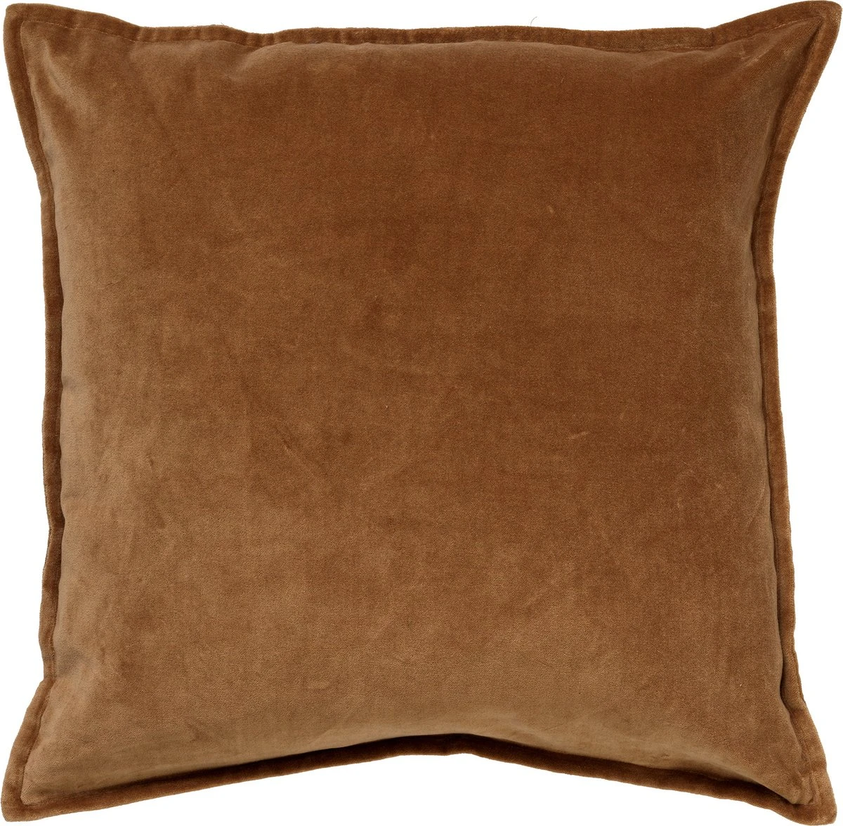 Set Van 2 Sierkussens - Dutch Decor CAITH - 50x50 Cm - Velvet - Tobacco Brown - Bruin – Unikleur – Inclusief Binnenkussens 5 Set Van 2 Sierkussens - Dutch Decor CAITH - 50x50 Cm - Velvet - Tobacco Brown - Bruin – Unikleur – Inclusief Binnenkussens - Afbeelding 3