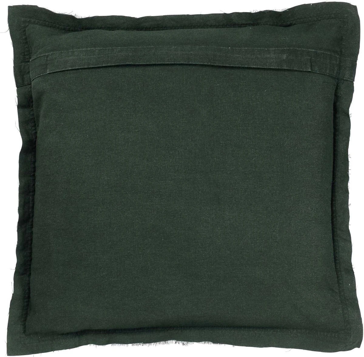 BURTO - Kussenhoes Van Gewassen Katoen Mountain View 45x45 Cm - Groen - Met Rits 4 BURTO - Kussenhoes Van Gewassen Katoen Mountain View 45x45 Cm - Groen - Met Rits - Afbeelding 2