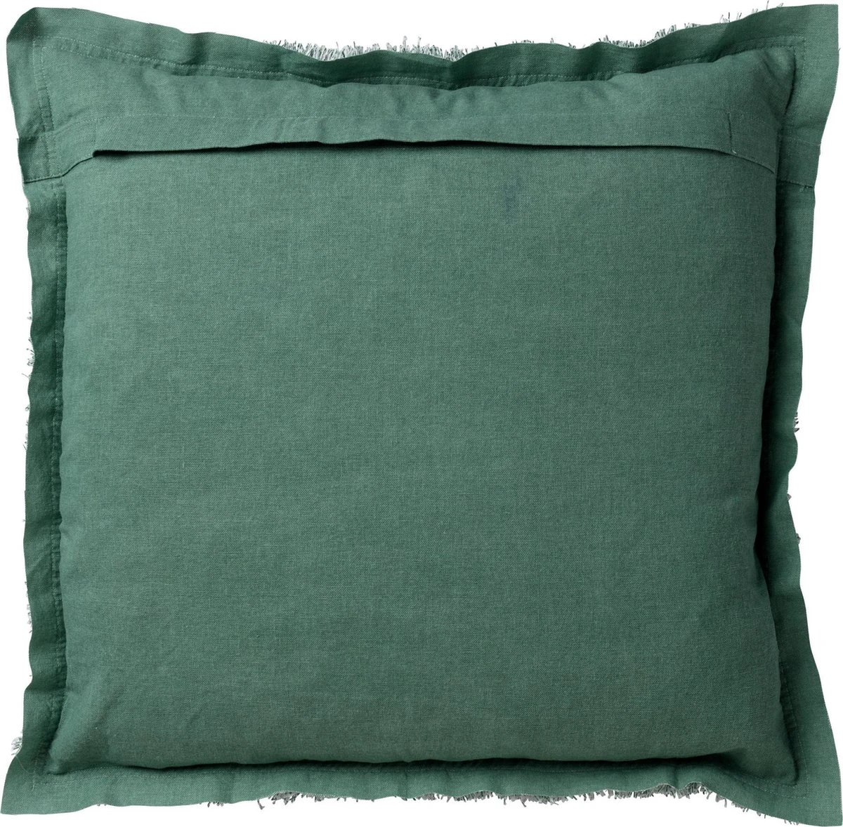 BURTO - Sierkussen Van Gewassen Katoen Sagebrush Green 60x60 Cm - Groen - Inclusief Binnenkussen 7 BURTO - Sierkussen Van Gewassen Katoen Sagebrush Green 60x60 Cm - Groen - Inclusief Binnenkussen - Afbeelding 5
