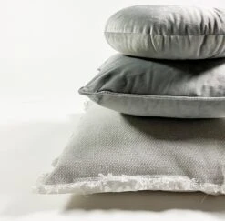 BURTO - Kussenhoes Van Gewassen Katoen Micro Chip 60x60 Cm - Grijs - Exclusief Binnenkussen 15 BURTO - Kussenhoes Van Gewassen Katoen Micro Chip 60x60 Cm - Grijs - Exclusief Binnenkussen -Dutch Decor 1200x1180 12