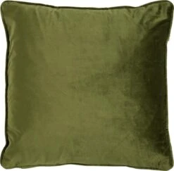 FINN - Kussenhoes Velvet 45x45 Cm - Chive - Groen - Exclusief Binnenkussen