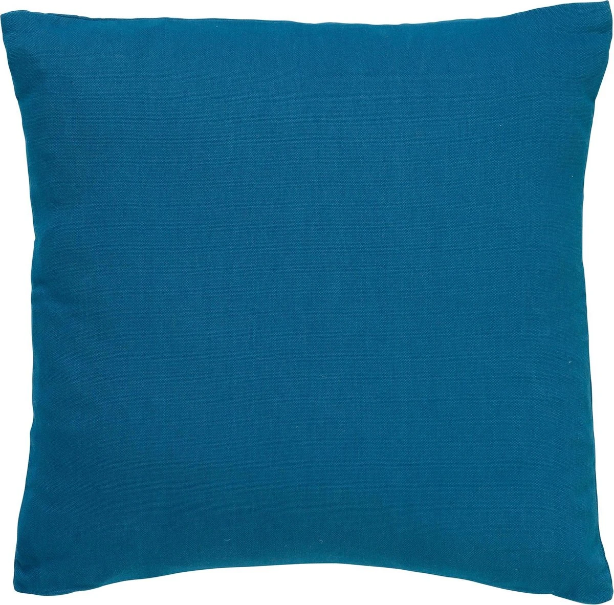 JAMES - Sierkussen Katoen 45x45 Cm - Provincial Blue - Blauw - Inclusief Binnenvulling 3 JAMES - Sierkussen Katoen 45x45 Cm - Provincial Blue - Blauw - Inclusief Binnenvulling