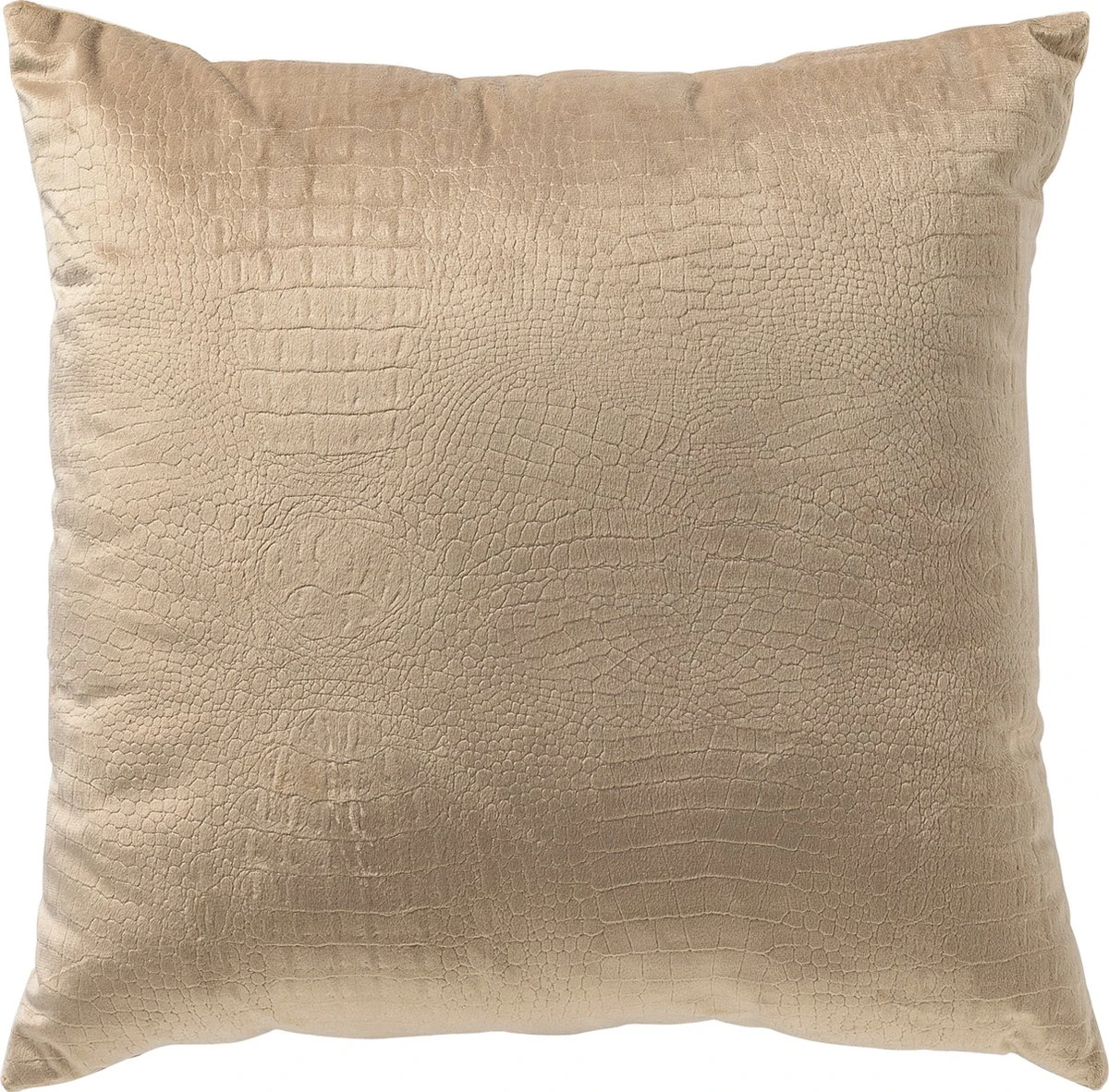 CROCO - Kussenhoes 40x40 Cm Pumice Stone - Beige - Exclusief Binnenkussen 3 CROCO - Kussenhoes 40x40 Cm Pumice Stone - Beige - Exclusief Binnenkussen