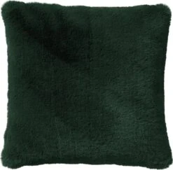 ZAYA - Kussenhoes Unikleur 60x60 Cm - Mountain View - Donkergroen - Superzacht - Met Rits