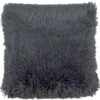 FLUFFY - Kussenhoes Unikleur 45x45 Cm - Charcoal Gray - Antraciet - Exclusief Binnenkussen -Dutch Decor 1200x1183 9