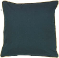 RUBEN - Kussenhoes Katoen - 45x45 Cm - Smaragd Groen - Met Goudkleurige Bies - Met Rits 7 RUBEN - Kussenhoes Katoen - 45x45 Cm - Smaragd Groen - Met Goudkleurige Bies - Met Rits -Dutch Decor 1200x1184 10