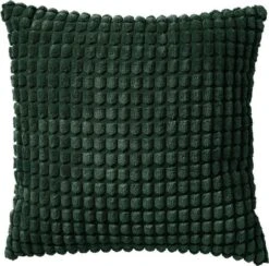 ROME - Sierkussen Uni 45x45 Cm - Mountain View - Donkergroen - Inclusief Binnenvulling