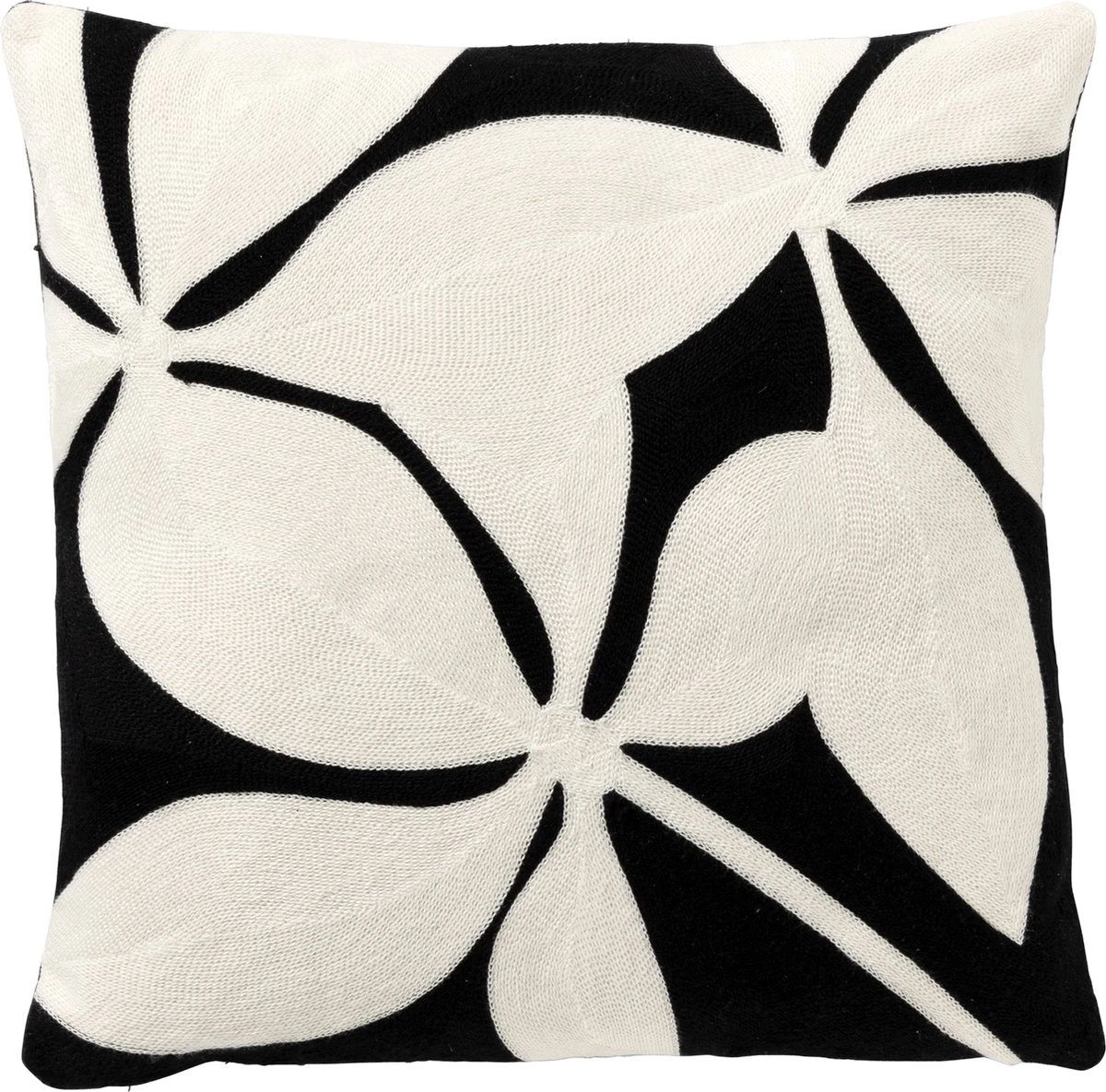 ELINA - Kussenhoes Raven 45x45 Cm - Zwart - Exclusief Binnenkussen 3 ELINA - Kussenhoes Raven 45x45 Cm - Zwart - Exclusief Binnenkussen