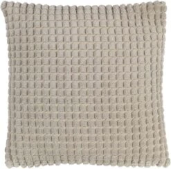 ROME - Kussenhoes Uni 45x45 Cm - Pumice Stone - Beige - Exclusief Binnenkussen