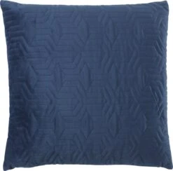 JOAN - Kussenhoes Blauw 45x45 Cm - Met Rits