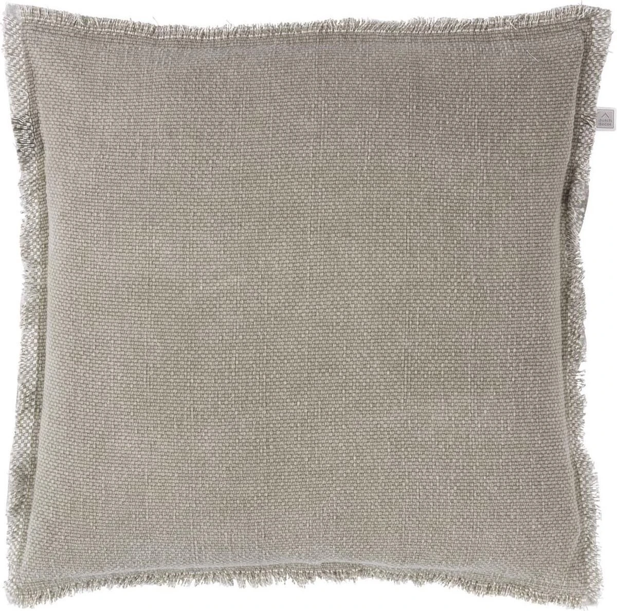 BURTO - Kussenhoes Van Gewassen Katoen Olijf 45x45 Cm - Groen - Exclusief Binnenkussen 10 BURTO - Kussenhoes Van Gewassen Katoen Olijf 45x45 Cm - Groen - Exclusief Binnenkussen - Afbeelding 8