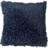 FLUFFY - Sierkussen Unikleur 60x60 Cm - Insignia Blue - Donkerblauw - Inclusief Binnenvulling -Dutch Decor 1200x1189 13