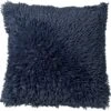 FLUFFY - Kussenhoes Unikleur 60x60 Cm - Insignia Blue - Donkerblauw - Exclusief Binnenkussen -Dutch Decor 1200x1189 3