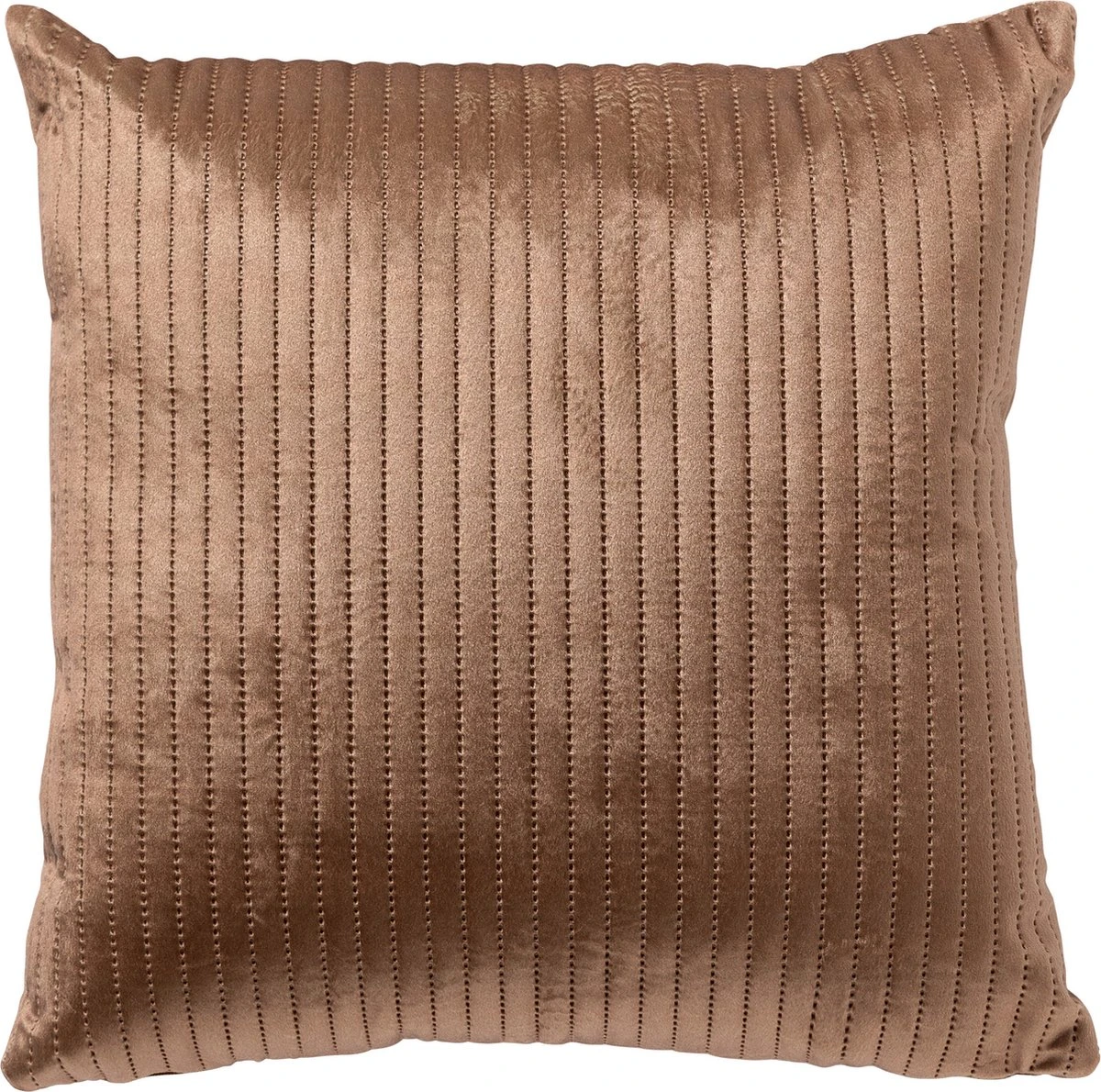 DAVID - Kussenhoes 40x40 Cm Tobacco Brown - Bruin - Exclusief Binnenkussen 3 DAVID - Kussenhoes 40x40 Cm Tobacco Brown - Bruin - Exclusief Binnenkussen