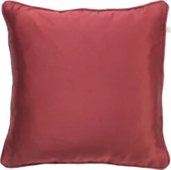 DOVA - Kussenhoes 45x45 Cm - Bordeaux Rood - Met Rits