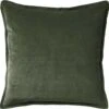 CAITH - Sierkussen Velvet 100% Katoen 50x50 Cm - Mountain View - Donkergroen - Inclusief Binnenvulling 1 CAITH - Sierkussen Velvet 100% Katoen 50x50 Cm - Mountain View - Donkergroen - Inclusief Binnenvulling -Dutch Decor 1200x1192