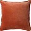 CAITH - Sierkussen Velvet 100% Katoen 50x50 Cm - Potters Clay - Oranje - Terracotta - Inclusief Binnenvulling -Dutch Decor 1200x1193 22
