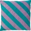 PEBBE - Kussenhoes Velvet 45x45 Cm - Aquarelle - Blauw - Paars - Strepen - Color Blocking - Met Rits -Dutch Decor 1200x1193 6