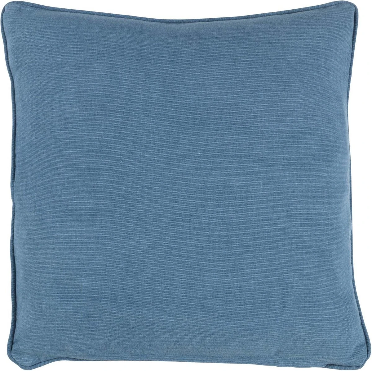 ROOS - Sierkussen Katoen 45x45 Cm - Blauw - Wit - Rozen En Tekst - Inclusief Binnenkussen 4 ROOS - Sierkussen Katoen 45x45 Cm - Blauw - Wit - Rozen En Tekst - Inclusief Binnenkussen - Afbeelding 2