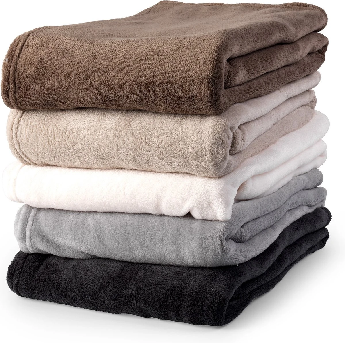 Dutch Decor - HARVEY - Plaid Fleece 150x200 Cm - Pumice Stone - Beige - Superzacht - Deken 5 Dutch Decor - HARVEY - Plaid Fleece 150x200 Cm - Pumice Stone - Beige - Superzacht - Deken - Afbeelding 3