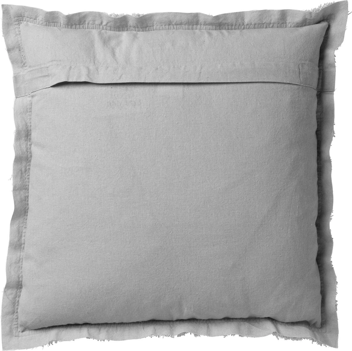 BURTO - Kussenhoes Van Gewassen Katoen Micro Chip 60x60 Cm - Grijs - Exclusief Binnenkussen 9 BURTO - Kussenhoes Van Gewassen Katoen Micro Chip 60x60 Cm - Grijs - Exclusief Binnenkussen - Afbeelding 7