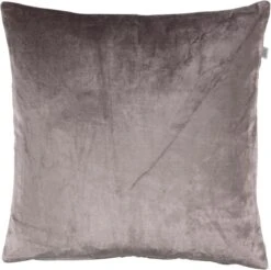 CIDO - Sierkussen Velvet Taupe 45x45 Cm - Inclusief Binnenvulling