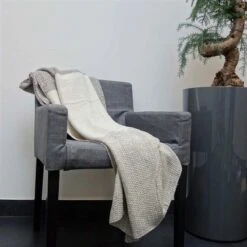 Dutch Decor - FRANS - Plaid Taupe Multi 130x180 Cm - Deken -Dutch Decor 1200x1198 7