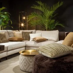 CONNOR- Kussenhoes 45x45 Cm Shitake - Bruin - Met Rits 9 CONNOR- Kussenhoes 45x45 Cm Shitake - Bruin - Met Rits -Dutch Decor 1200x1199 4