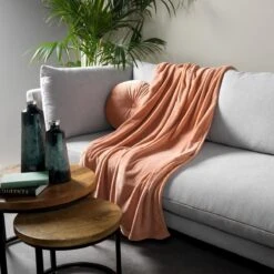 Dutch Decor - BILLY - Plaid Flannel Fleece 150x200 Cm - Muted Clay - Roze - Superzacht - Deken -Dutch Decor 1200x1200 103