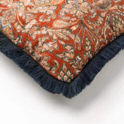 JONA - Sierkussen Met Patroon 45x45 Cm Insignia Blue - Blauw - Inclusief Binnenkussen -Dutch Decor 1200x1200 1100