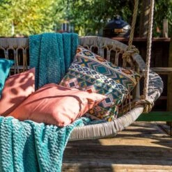 Dutch Decor - SANSSARI - Outdoor Sierkussen 45x45 Cm - Waterafstotend En Uv-bestendig - Sagebrush Green - Groen - Buitenkussen - Tuinkussen - Loungekussen- Voor Buiten -Dutch Decor 1200x1200 1113