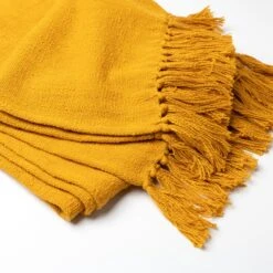 Dutch Decor - JUNE - Plaid Van Katoen 140x180 Cm Golden Glow - Geel - Deken 6 Dutch Decor - JUNE - Plaid Van Katoen 140x180 Cm Golden Glow - Geel - Deken -Dutch Decor 1200x1200 327