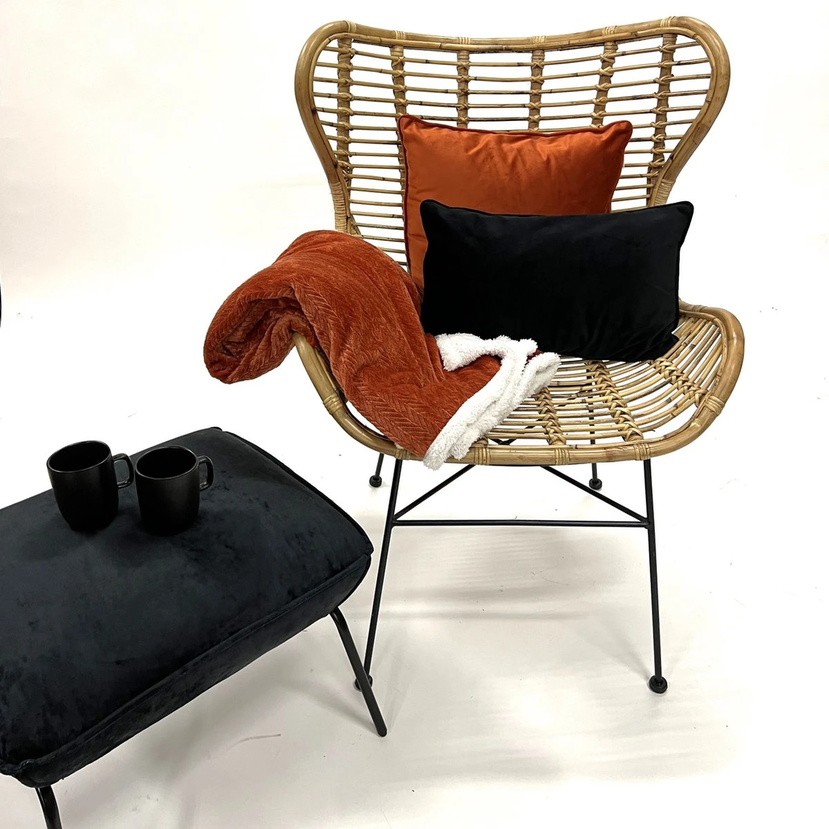 Dutch Decor - BOBBY - Plaid 150x200 Cm Potters Clay - Oranje - Teddy - Deken 4 Dutch Decor - BOBBY - Plaid 150x200 Cm Potters Clay - Oranje - Teddy - Deken - Afbeelding 2