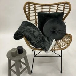 Dutch Decor - CODY - Plaid Charcoal Gray 150x200 Cm - Antraciet - Teddy - Deken -Dutch Decor 1200x1200 348