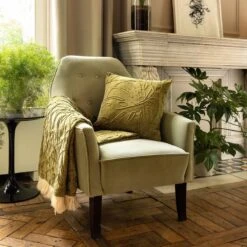 Dutch Decor - MAYBEL - Plaid 140x180 Cm Olive Branch - Groen - Deken -Dutch Decor 1200x1200 354