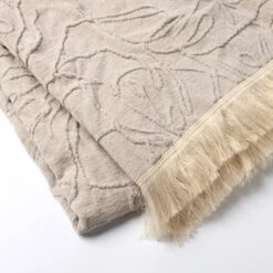 Dutch Decor - MAYBEL - Plaid 140x180 Cm Pumice Stone - Beige - Deken -Dutch Decor 1200x1200 374