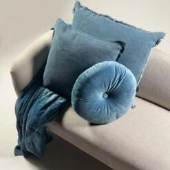 Dutch Decor - BILLY - Plaid Flannel Fleece 150x200 Cm - Provincial Blue - Blauw - Superzacht - Deken -Dutch Decor 1200x1200 385