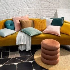 CAITH - Kussenhoes Velvet 100% Katoen 50x50 Cm - Muted Clay - Roze - Exclusief Binnenkussen 7 CAITH - Kussenhoes Velvet 100% Katoen 50x50 Cm - Muted Clay - Roze - Exclusief Binnenkussen -Dutch Decor 1200x1200 50