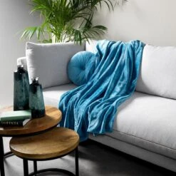 Dutch Decor - HARVEY - Plaid Fleece 150x200 Cm - Provincial Blue - Blauw - Superzacht - Deken 9 Dutch Decor - HARVEY - Plaid Fleece 150x200 Cm - Provincial Blue - Blauw - Superzacht - Deken -Dutch Decor 1200x1200 66