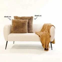 Set Van 2- Dutch Decor FLUFFY - Kussenhoezen Unikleur Tobacco Brown 45x45 Cm - Bruin 9 Set Van 2- Dutch Decor FLUFFY - Kussenhoezen Unikleur Tobacco Brown 45x45 Cm - Bruin -Dutch Decor 1200x1200 673