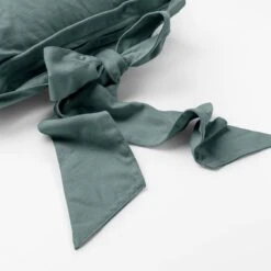 Dutch Decor - JAVAAN - Stoelkussen Met Lint Sagebrush Green 45x45 Cm - Groen - Zitkussen -Dutch Decor 1200x1200 73