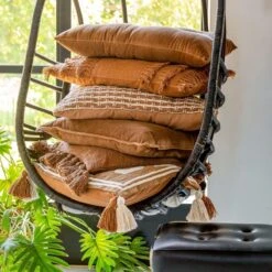 FARA - Kussenhoes Katoen 40x60 Cm - Tobacco Brown- Bruin - Exclusief Binnenkussen 9 FARA - Kussenhoes Katoen 40x60 Cm - Tobacco Brown- Bruin - Exclusief Binnenkussen -Dutch Decor 1200x1200 761