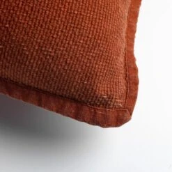 BOWIE - Kussenhoes Gewassen Katoen 45x45 Cm - Potters Clay - Oranje - Exclusief Binnenkussen 12 BOWIE - Kussenhoes Gewassen Katoen 45x45 Cm - Potters Clay - Oranje - Exclusief Binnenkussen -Dutch Decor 1200x1200 805